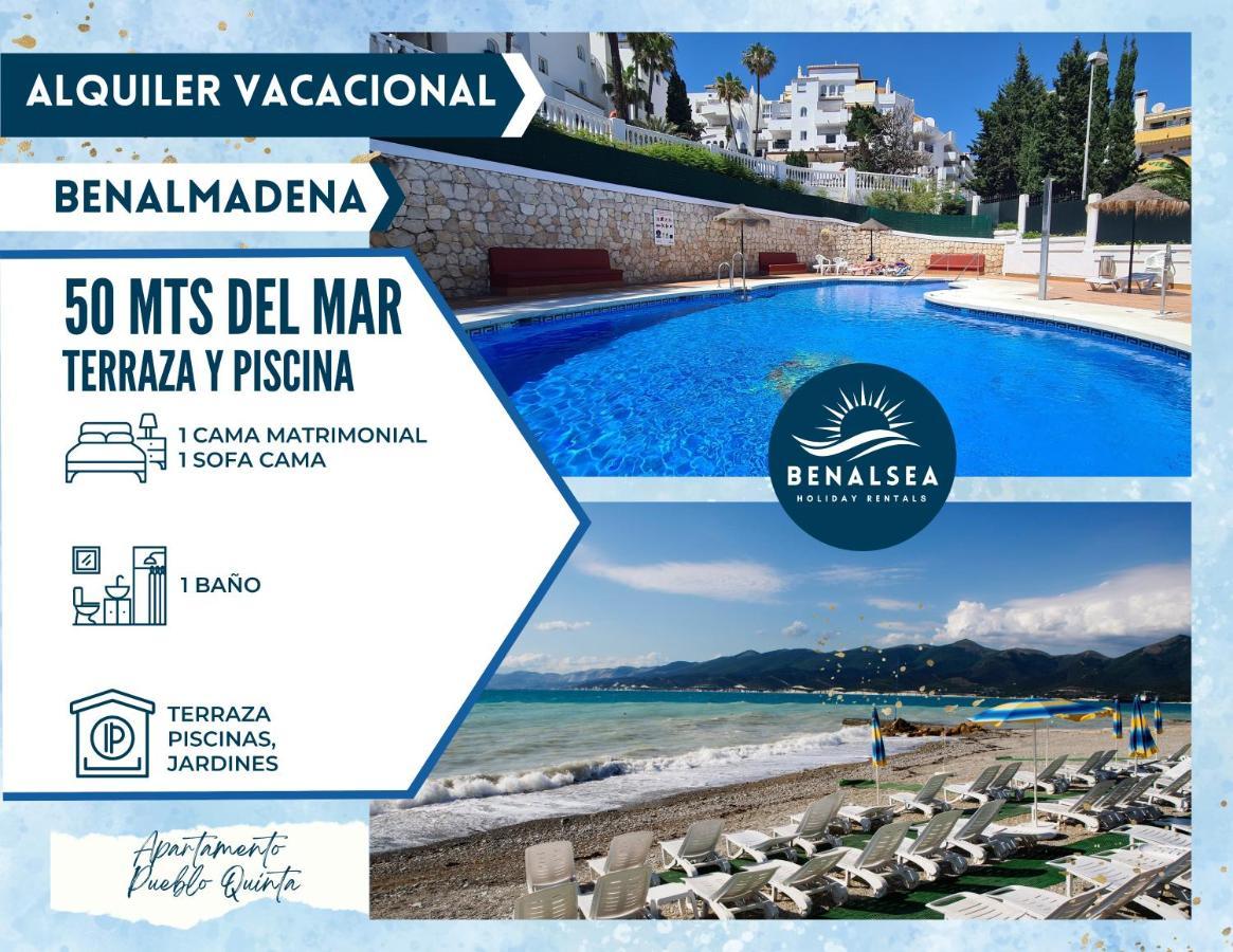 Premium Apartment 50 Mts From De The Beach In Pueblo Quinta Benalmádena Kültér fotó